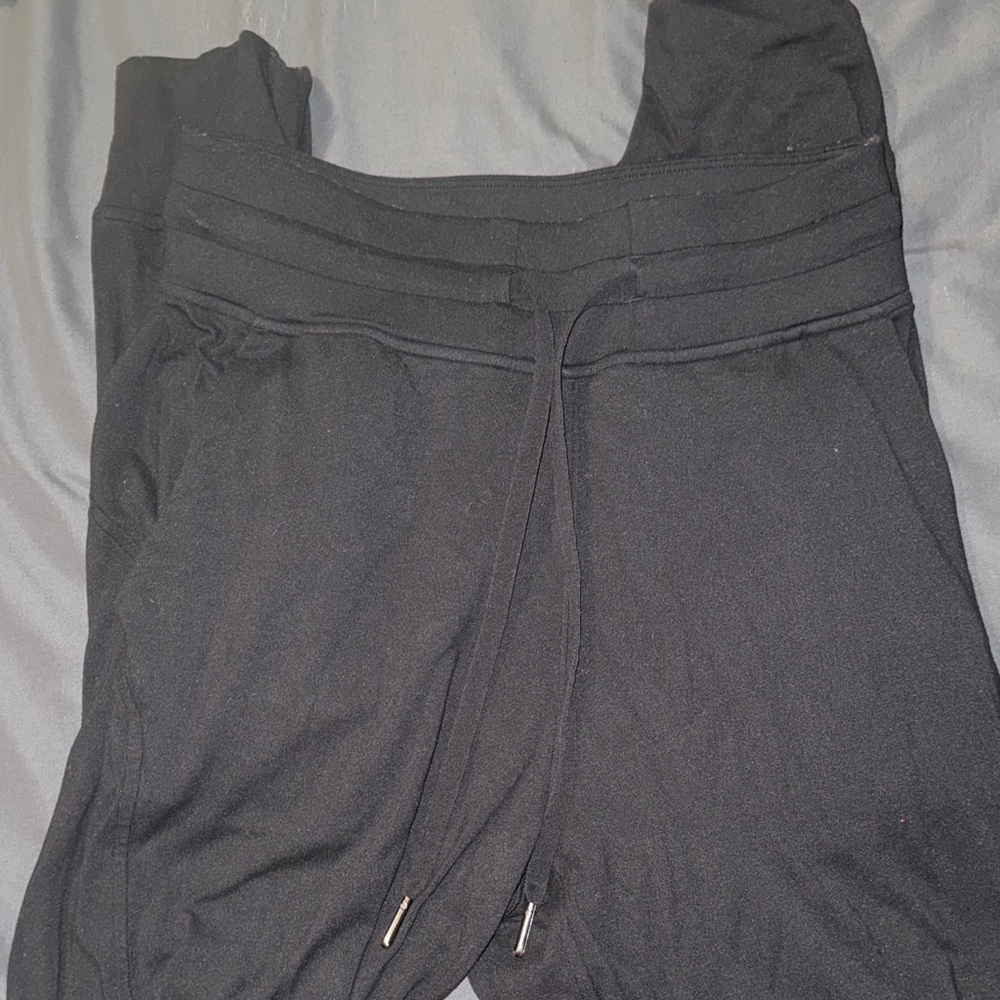 lululemon Black Drawstring Waist Joggers